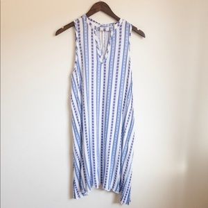 Elan Blue and White Dress